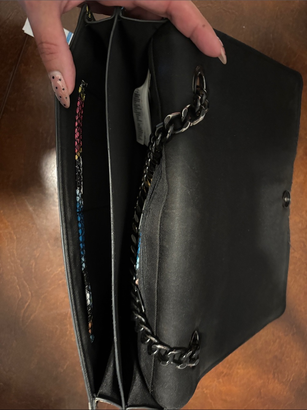 Aldo Multicolor Snake-Print Crossbody Bag - Picture 5 of 5